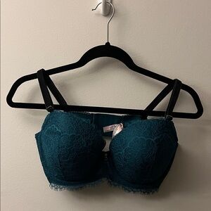 Victoria’s Secret NWT Teal Lace Dream Angels Bra - Women's Intimates